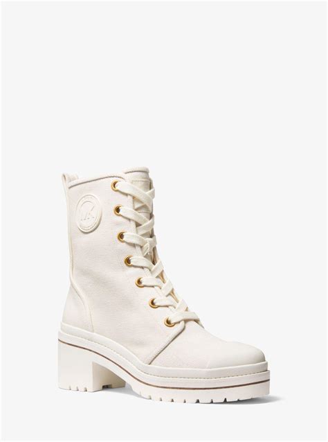 michael kors corey canvas boots